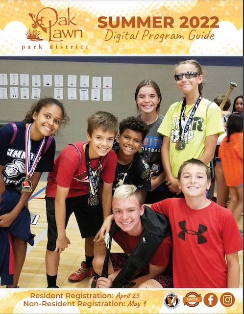 Oak Lawn Park District 2022 Summer Digital Program Guide Is Here | Oak Lawn, IL Patch